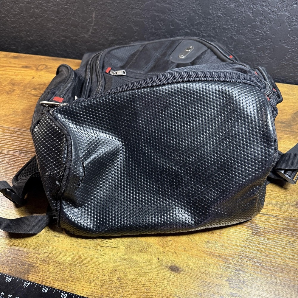 Ful Refugee Ballistic Nylon Backpack Black Multi-Compartment Laptop Tech Bag