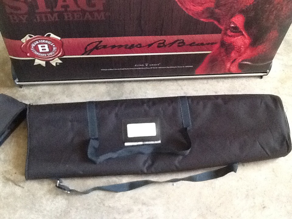 Jim Beam Red Stag Hardcore Cider Retractable Roll Up Banner Stand