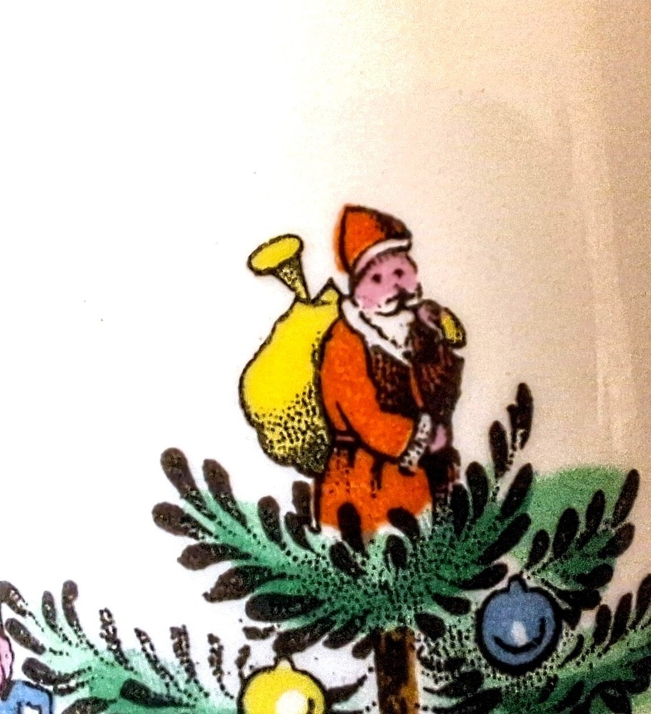 One Spode Christmas Tree Candle Holder/Stick 5 1/2" Excellent