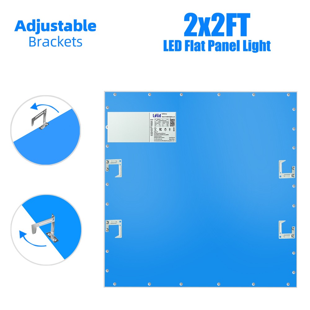 2x2 FT LED Flat Panel Light 45 Watt 5000K,0-10V Dimmable Drop Ceiling LED Lights
