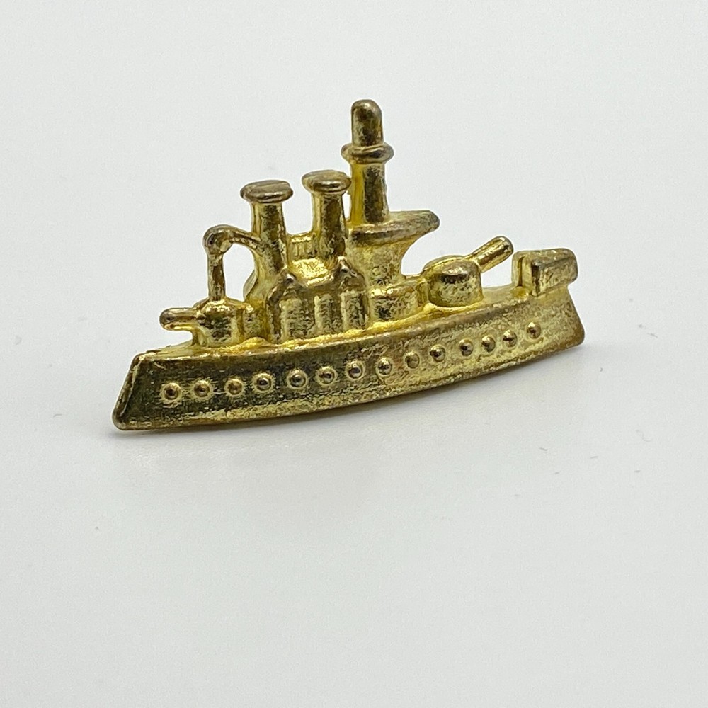 Monopoly Deluxe Golden Ship Token 1998 Replacement Pieces 1995