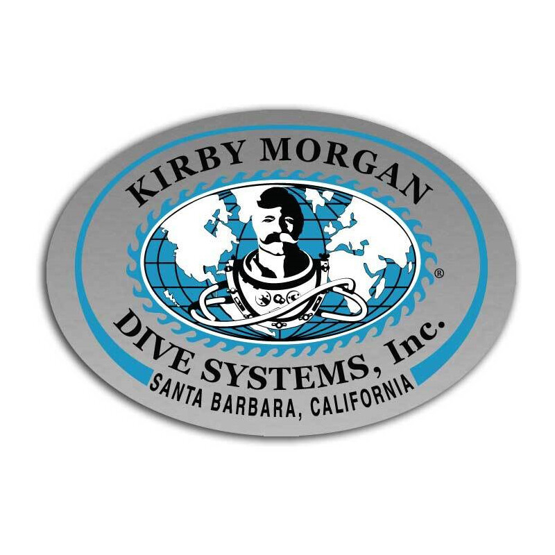 Kirby Morgan KMDSI Small Oval Sticker