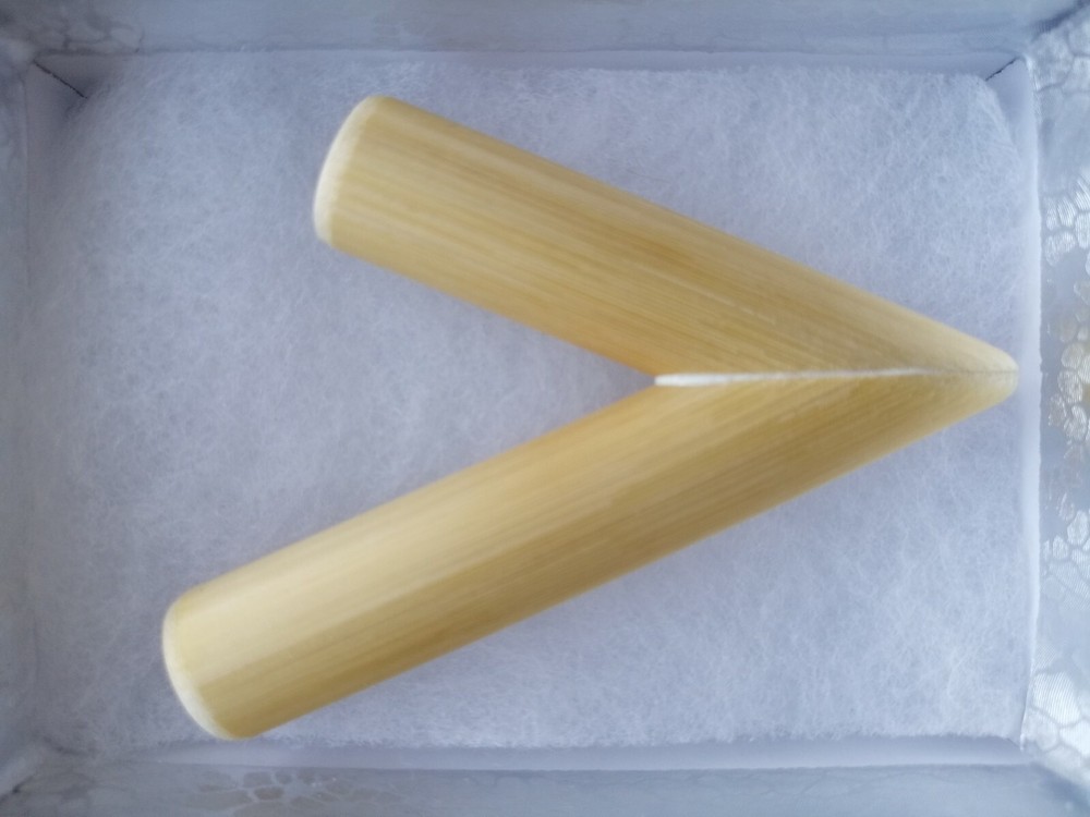 Rape pipe (Rapé) shamanic native indigenous applicator. Real Bamboo handmade New