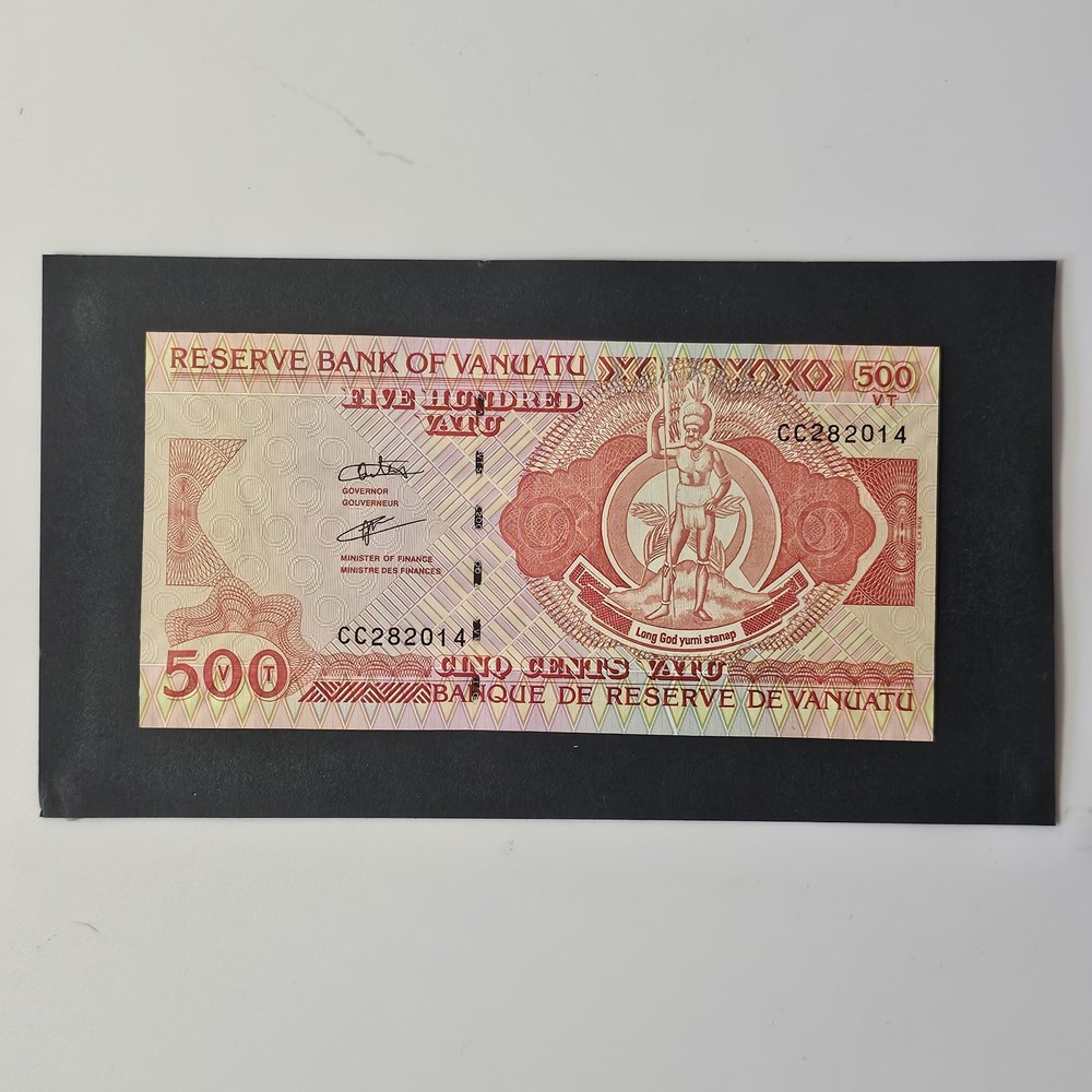 VANUATU 500 VATU ND 1993  Prefix CC P-5b, UNC (Lot #1771)