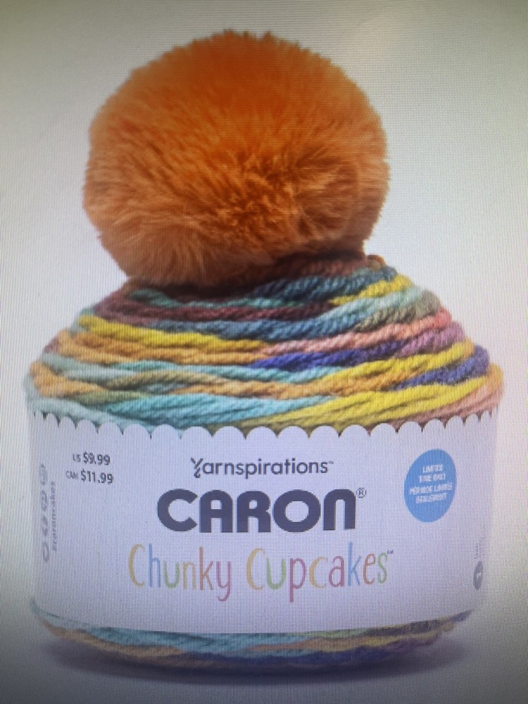 Caron Chunky Cupcakes Yarn -- Mango Tango -- NIP