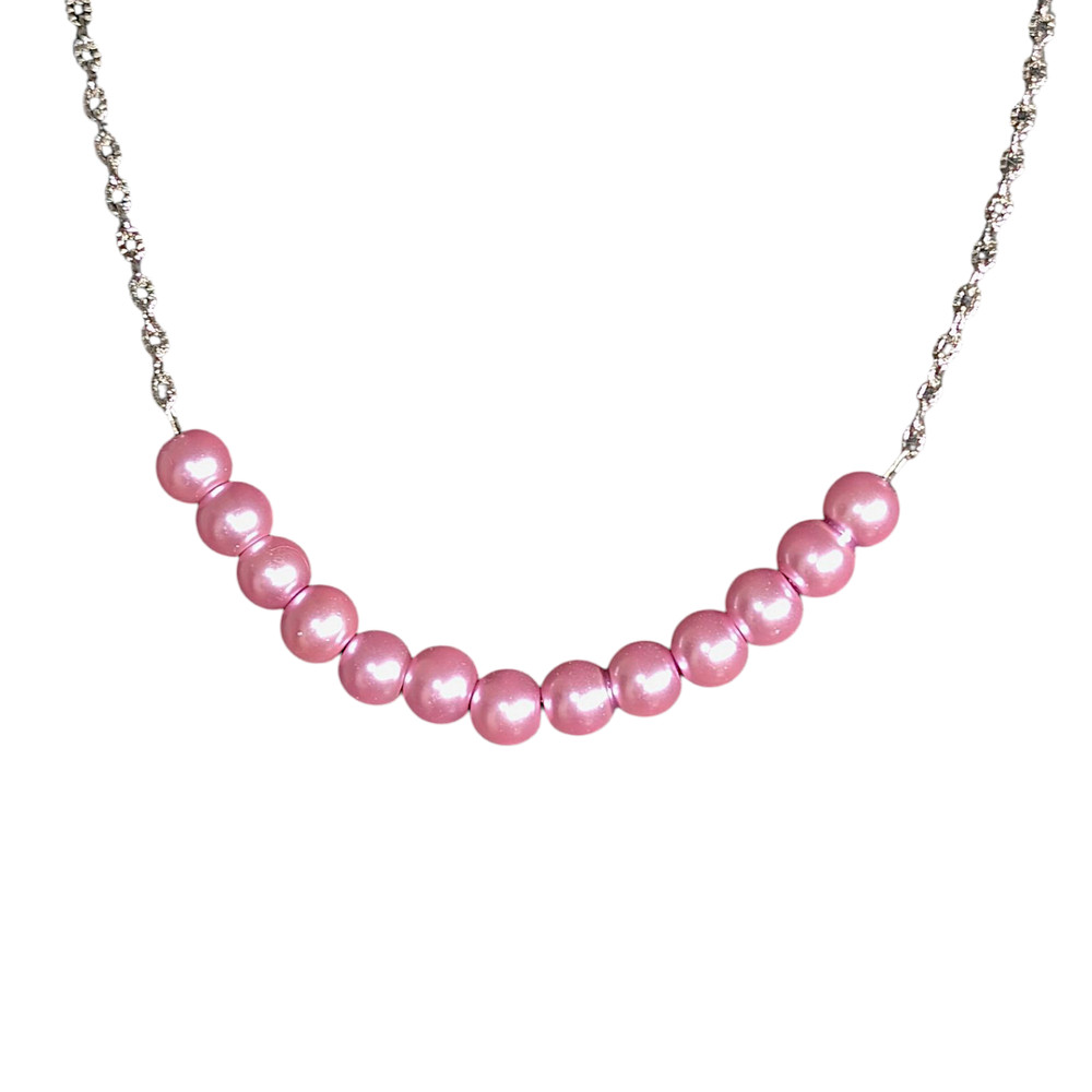 Soft Rose Necklace