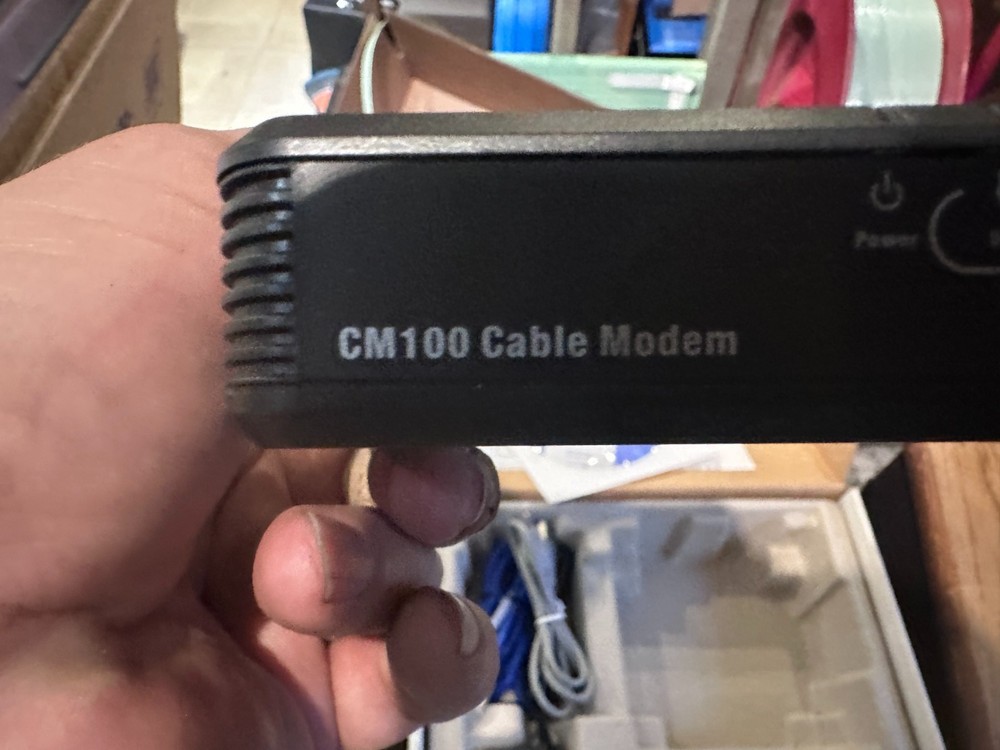 Linksys CM100 Cable Modem w/Ethernet Connections - REFURBISHED
