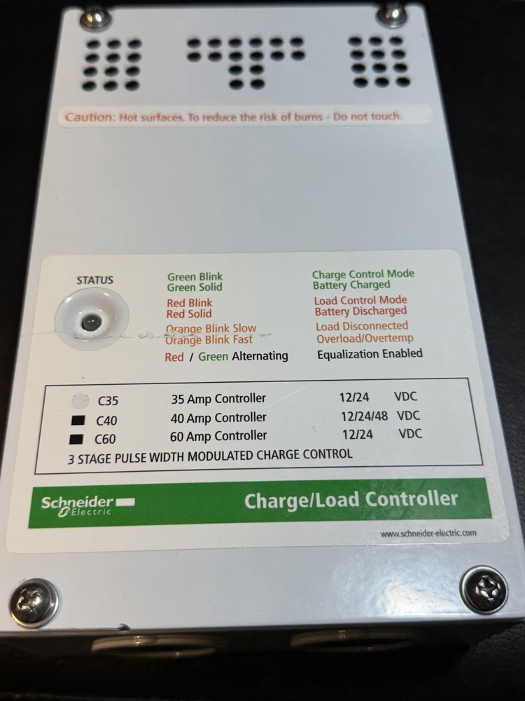 Xantrex C35 Charge Controller 35A, 12 or 24V Solar Charge Controller Wind Solar