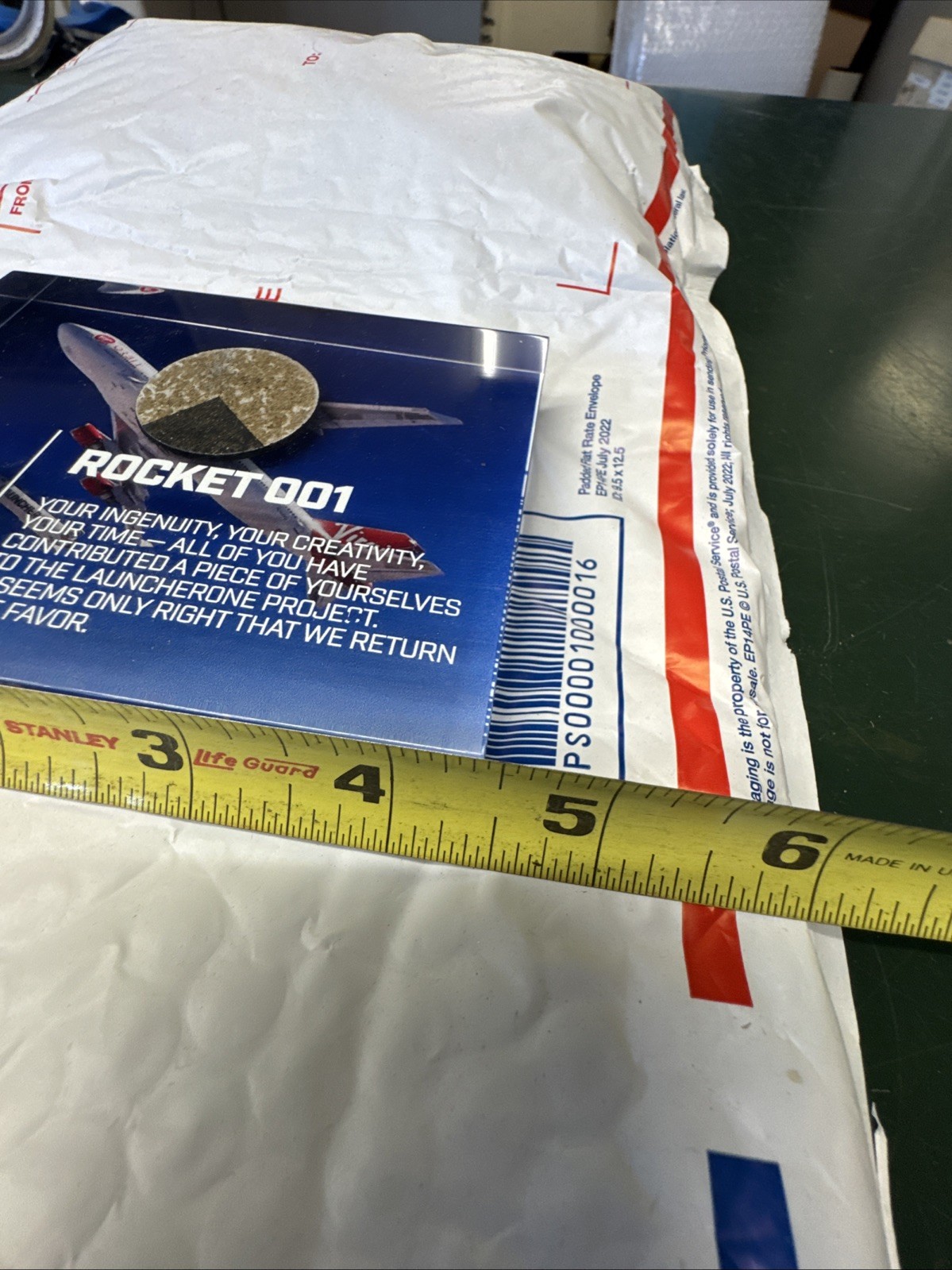 Virgin Orbit Launch Commemorative LauncherOne Rocket 001