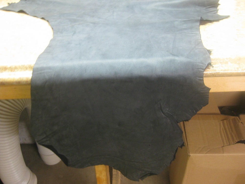 Black Top Grain Deer Leather #00003487 Row 8