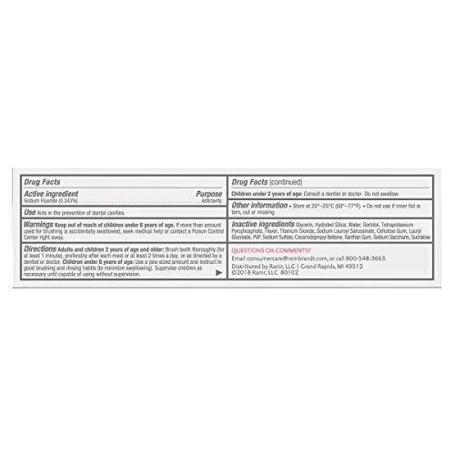 REMBRANDT Intense Stain Whitening Toothpaste With Fluoride, Assorted Sizes
