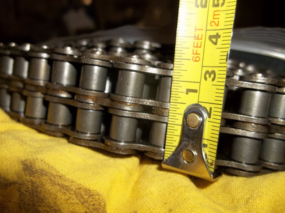 NEW NO BOX AMETRIC 08B 10' DOUBLE ROLLER CHAIN (O6)