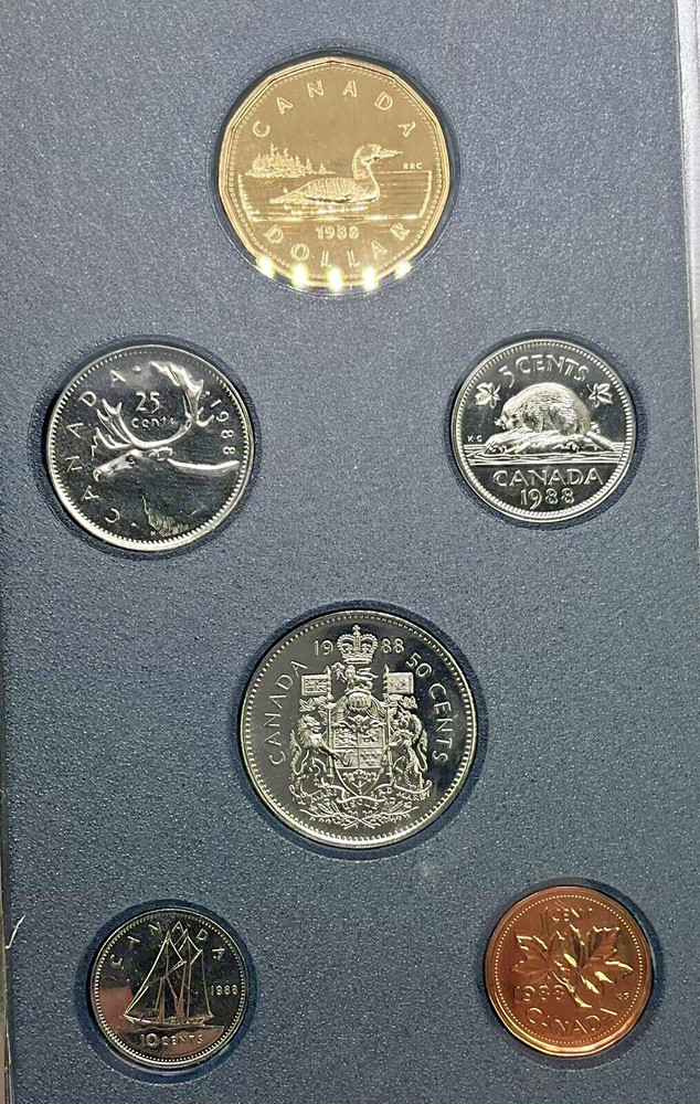 1988 Canada Speciman Mint Set With COA