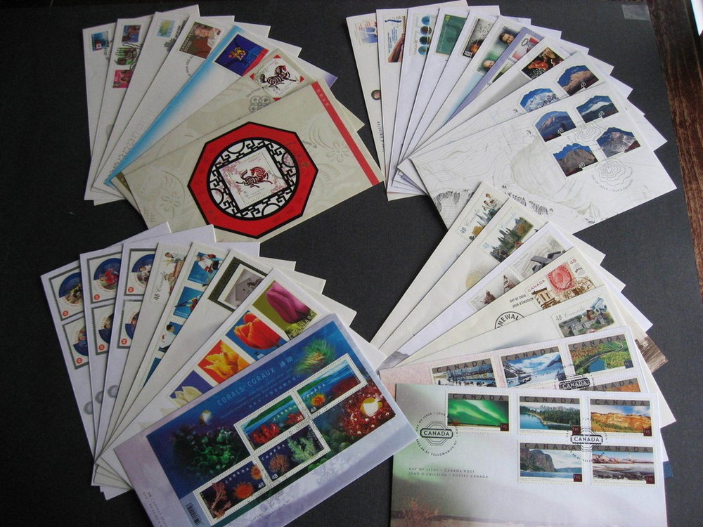 CANADA 32 different FDCs from 2002 a nice group here! PLZ read description!
