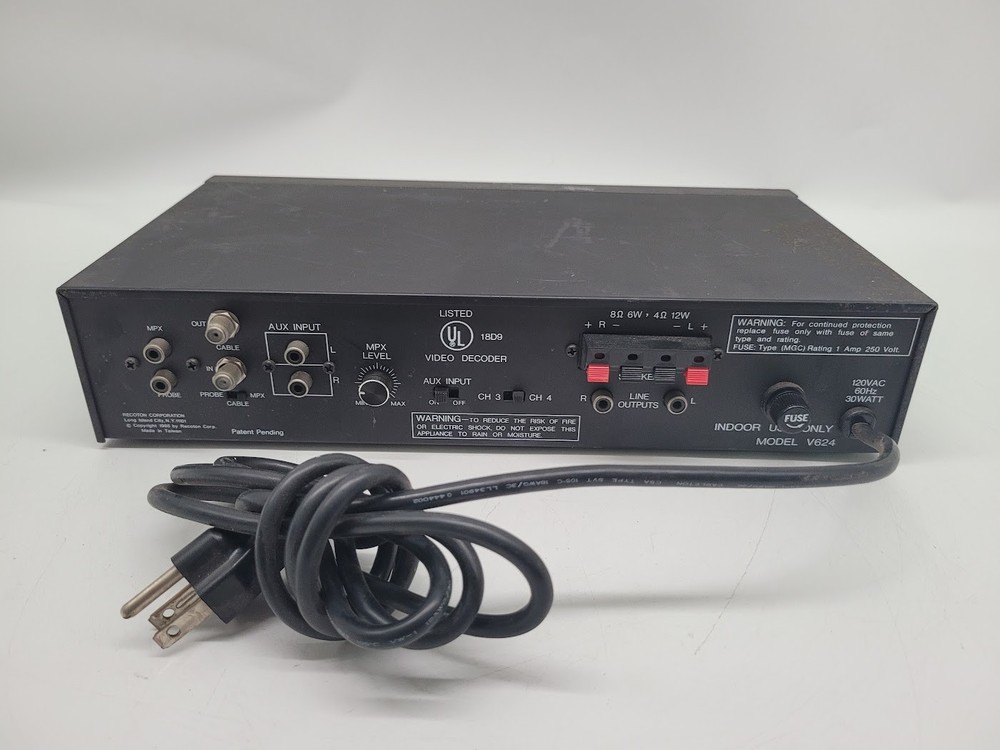 DBX Recoton F.R.E.D III Amplified MTS TV Stereo Decoder