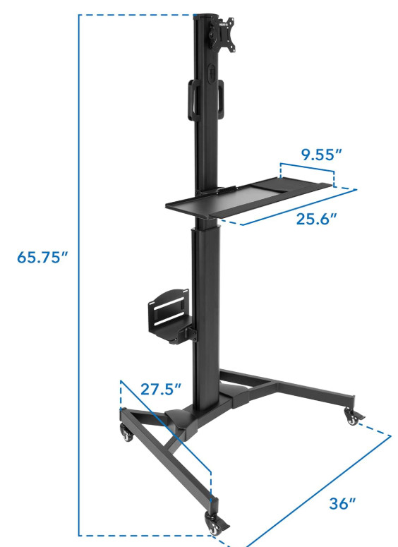 mi-7985 Sit-stand Mobile PC Work Station