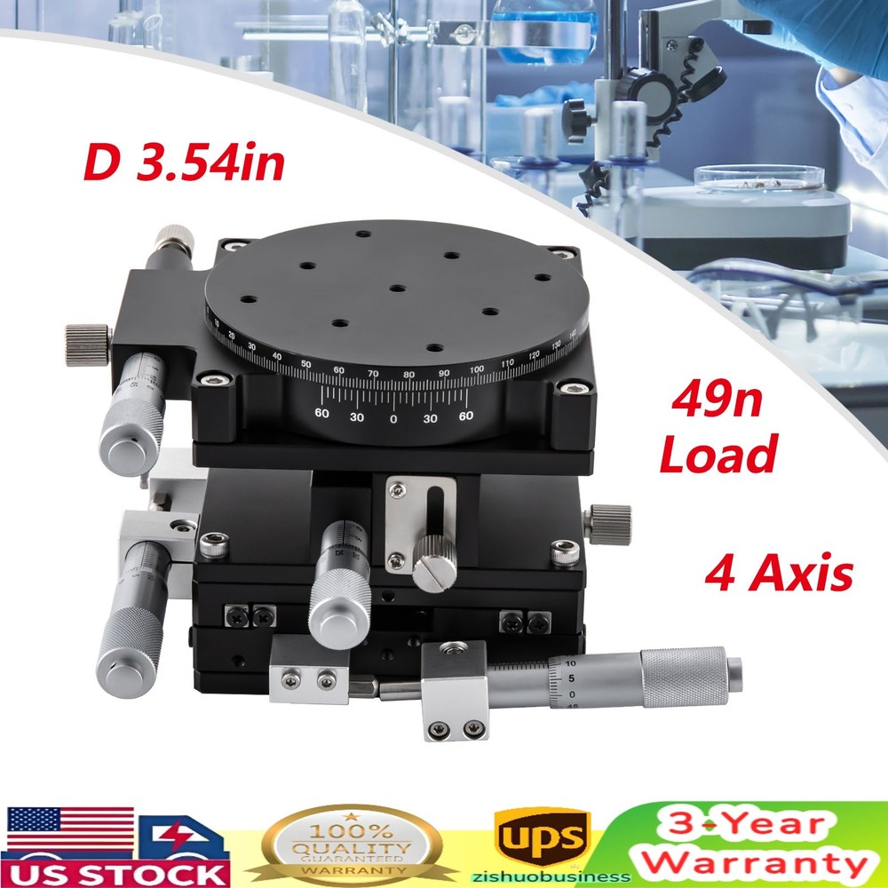 XYZR Linear Stage Manual Accuracy Displacement Optical Linear Positioning Stage