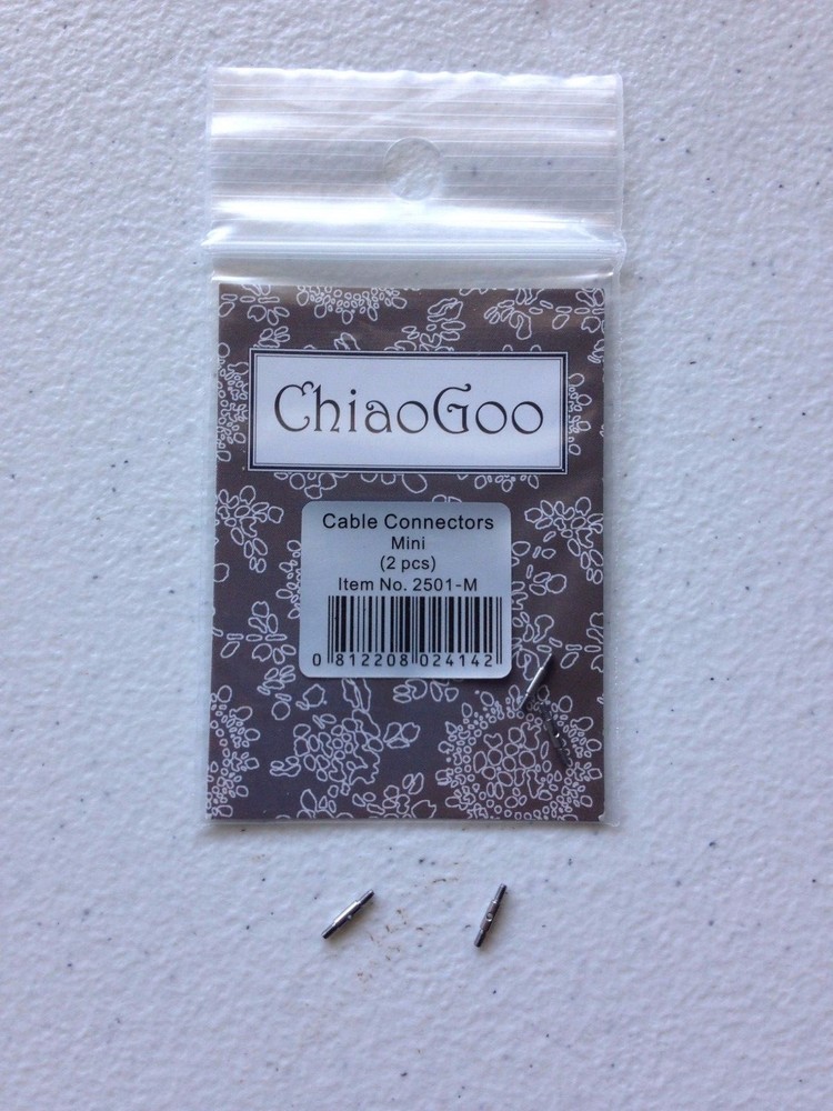 New ChiaoGoo MINI Interchangeable Cable Connectors MPN 2501-M