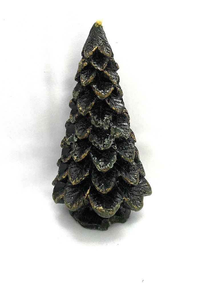 Vintage 5.5" Christmas Tree Candle