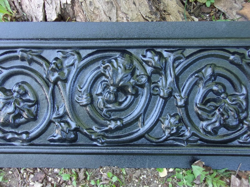 Pineapple trim decor plastic mold cement plaster casting mould 21" x 8" x 1/2"