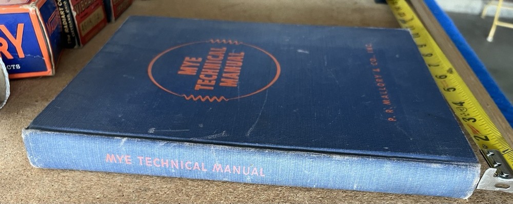 Vintage MYE Technical Manual - Mallory Electronics - Speakers Radios +