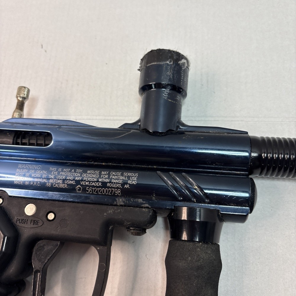 Viewloader Blue High Voltage Paintball Marker 9” Barrel