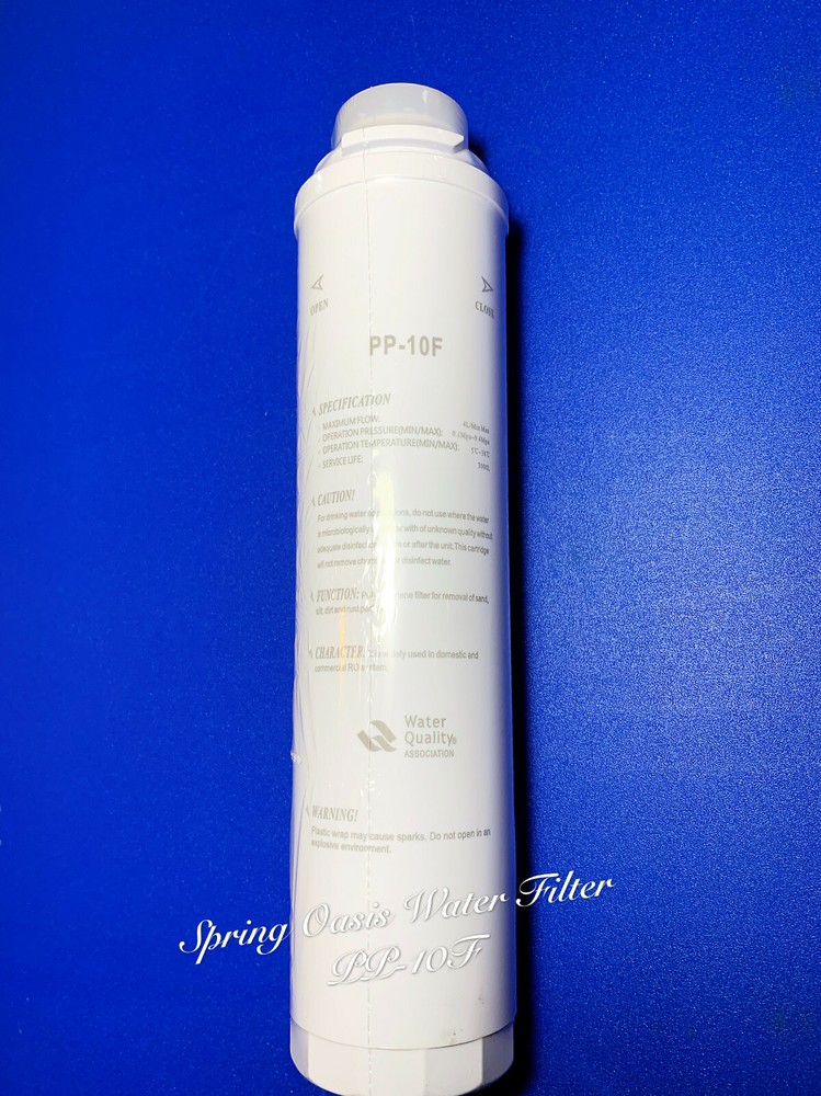 Baynote (Bayonet) PP-10F Refill Sediment Filter Cartridge (No Cap)