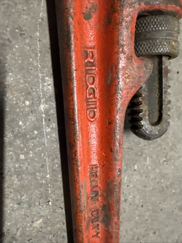 18" Ridgid Pipe Wrench HEAVY DUTY 18'