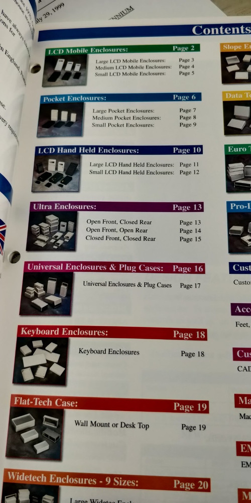 1999 EAI enclosures catalog cases C2