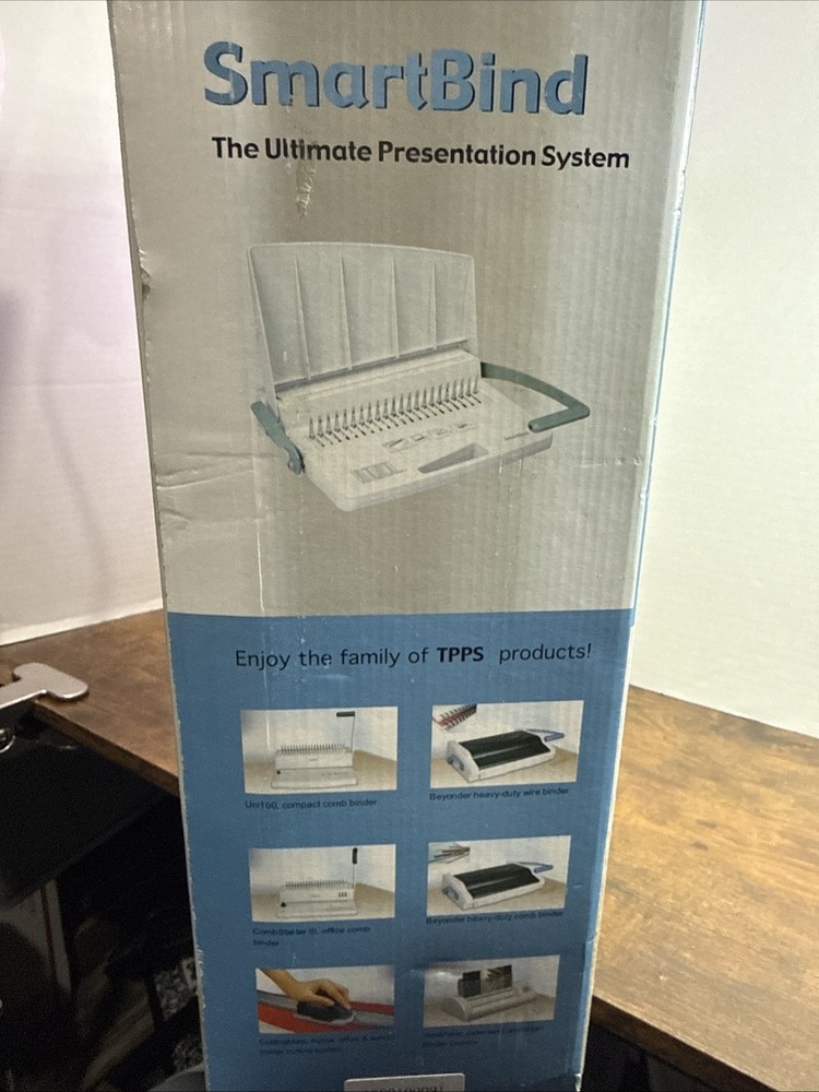 Unimate Smartbind Manual Comb Binding Machine NEW Ultimate Presentation System