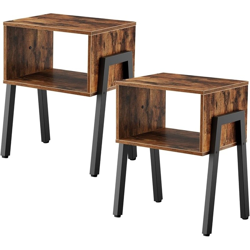 Stackable Nightstands Open Storage End Table Bedroom Living Room New
