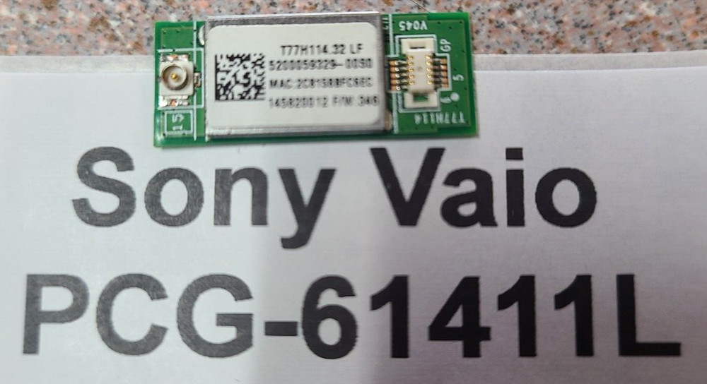 Genuine Sony VAIO 14" PCG-61411L BlueTooth Module Board \