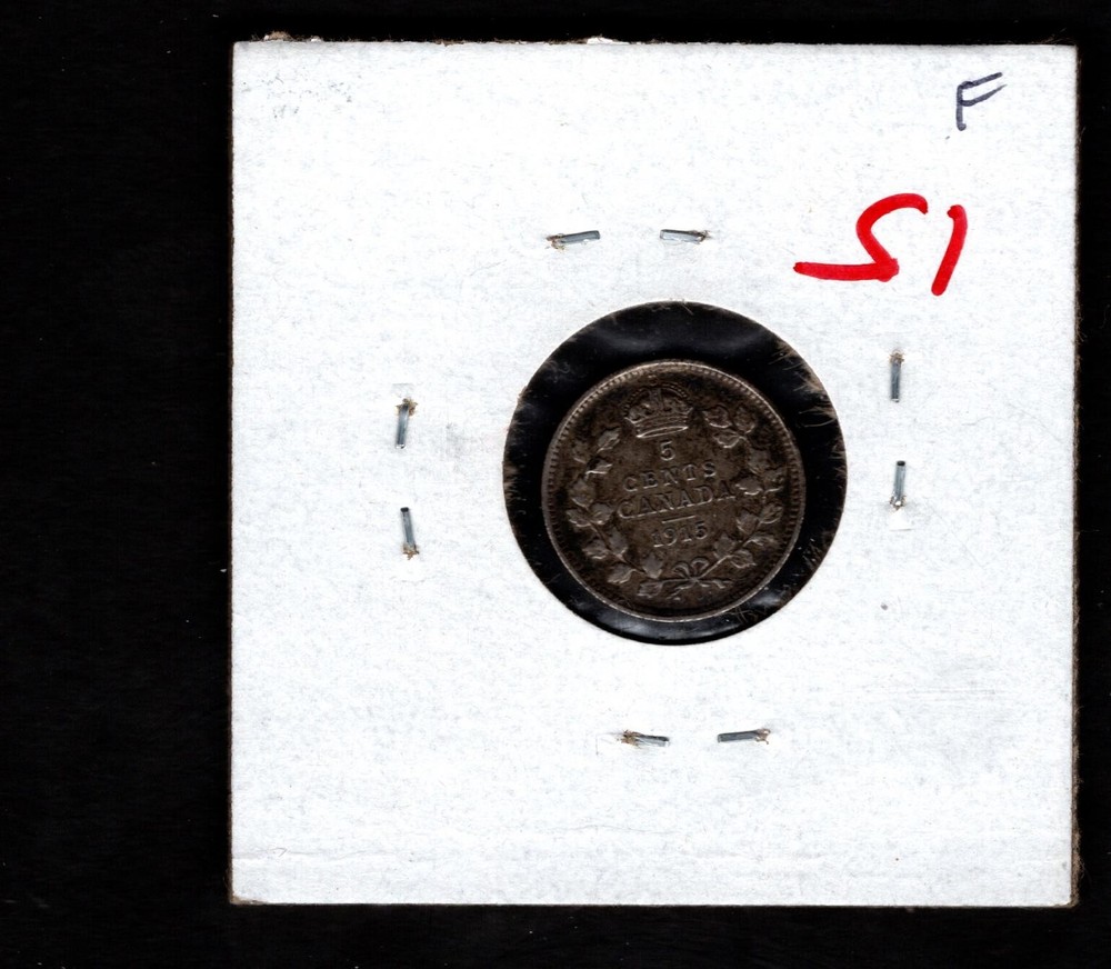 1915 - Canada- George V Five Cents