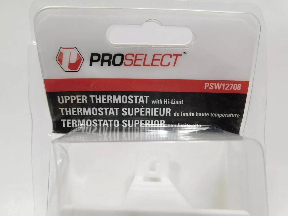 ProSelect Upper Thermostat PSW12708 120V- 480V for Dual Element Water Heaters