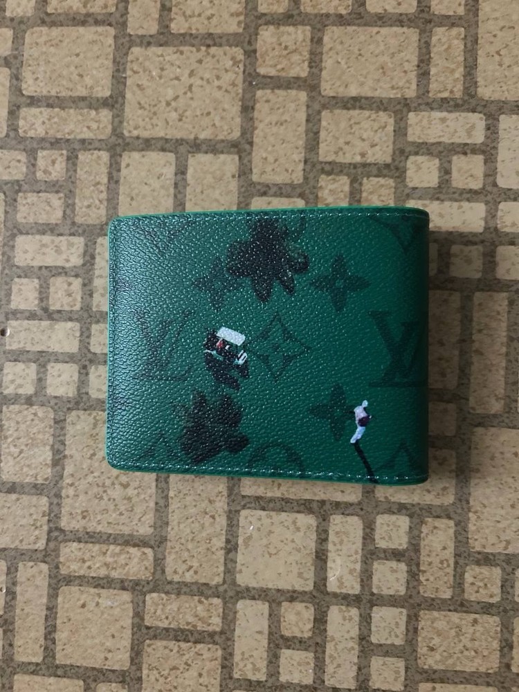 Louis Vuitton Golf Green Bifold Wallet
