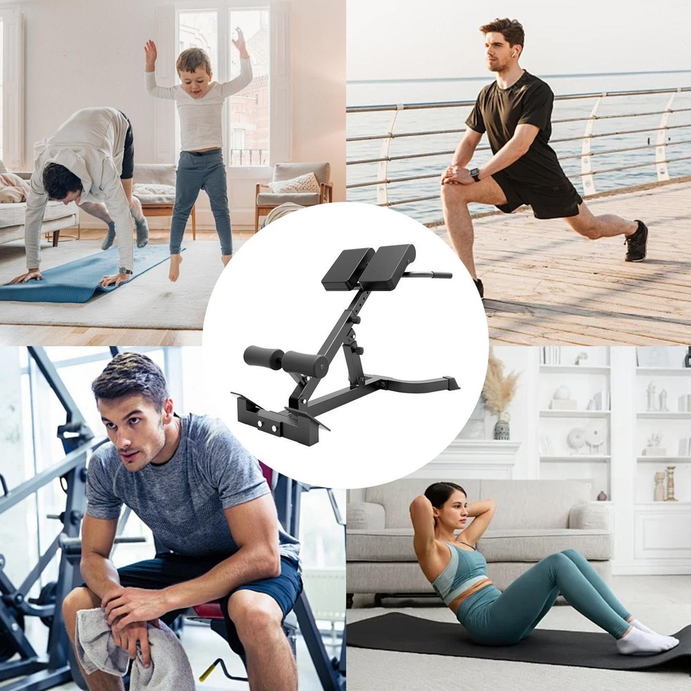 Hyper-Extension Roman Chair - Adjustable Lower Back Bench Machine