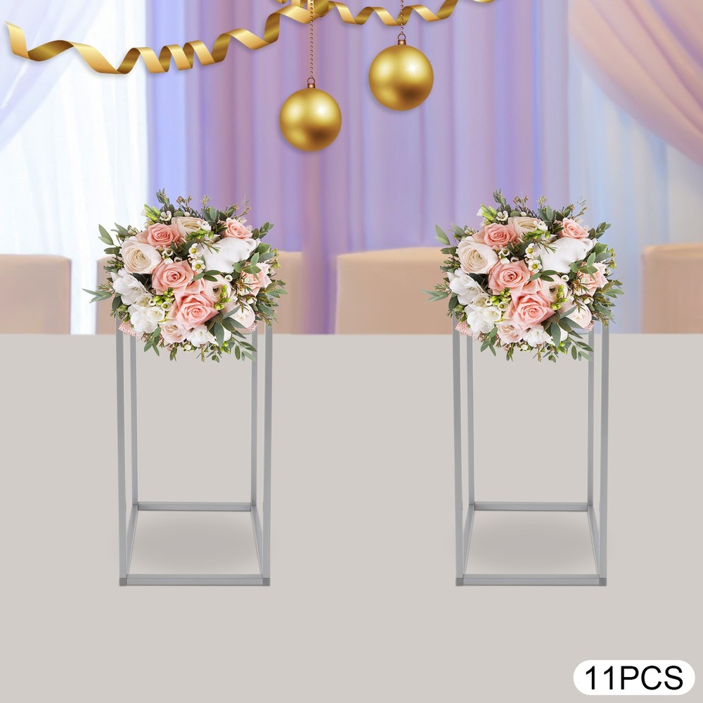 11pcs Wedding Flower Stands Flower Holder Rectangular For Wedding Decorations