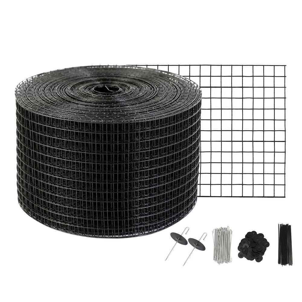 8in x 100ft Solar Panel Bird Guard Mesh Critter Roll Kit 70pcs Fasteners