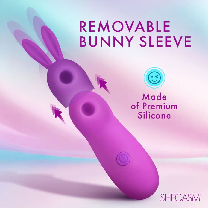 Shegasm: Bunny Sidekick Suction Clit Stimulator ---FREE SHIPPING!!!