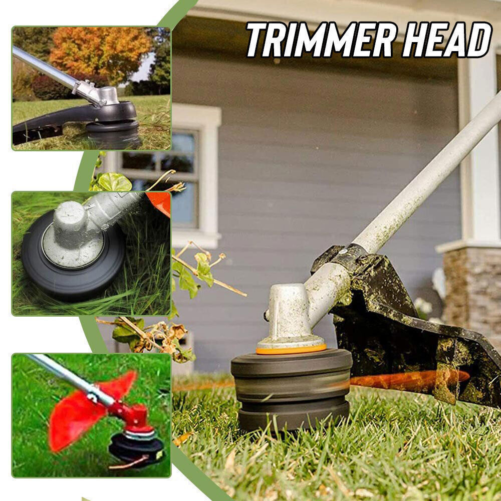 8 x Trimmer Head Black Accessory Universal Easy Installation Weeds Eater Head