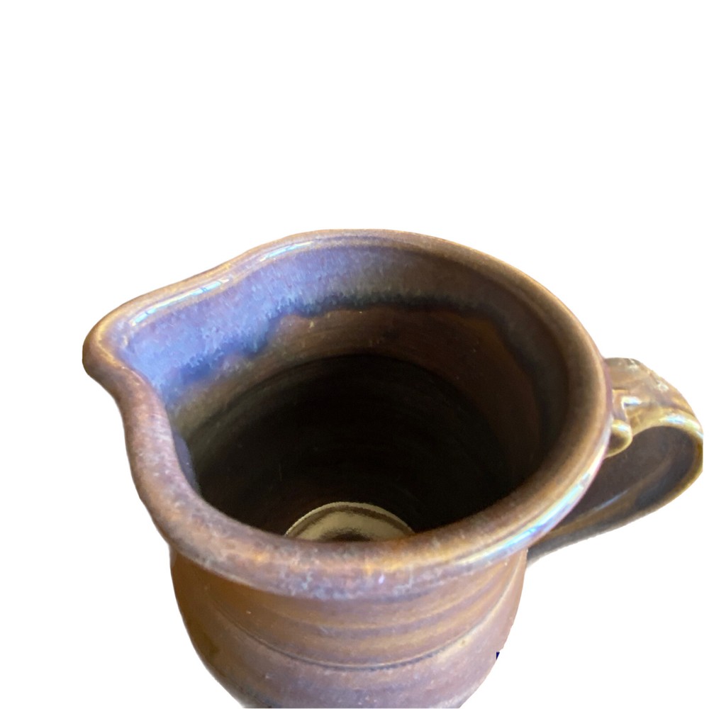 Vintage 1988 Pottery Pitcher Signed by Houghridge?