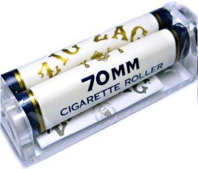 Zig-Zag 70MM White - 3 ROLLERS - Machine Zig Zag Roll Papers Rolling