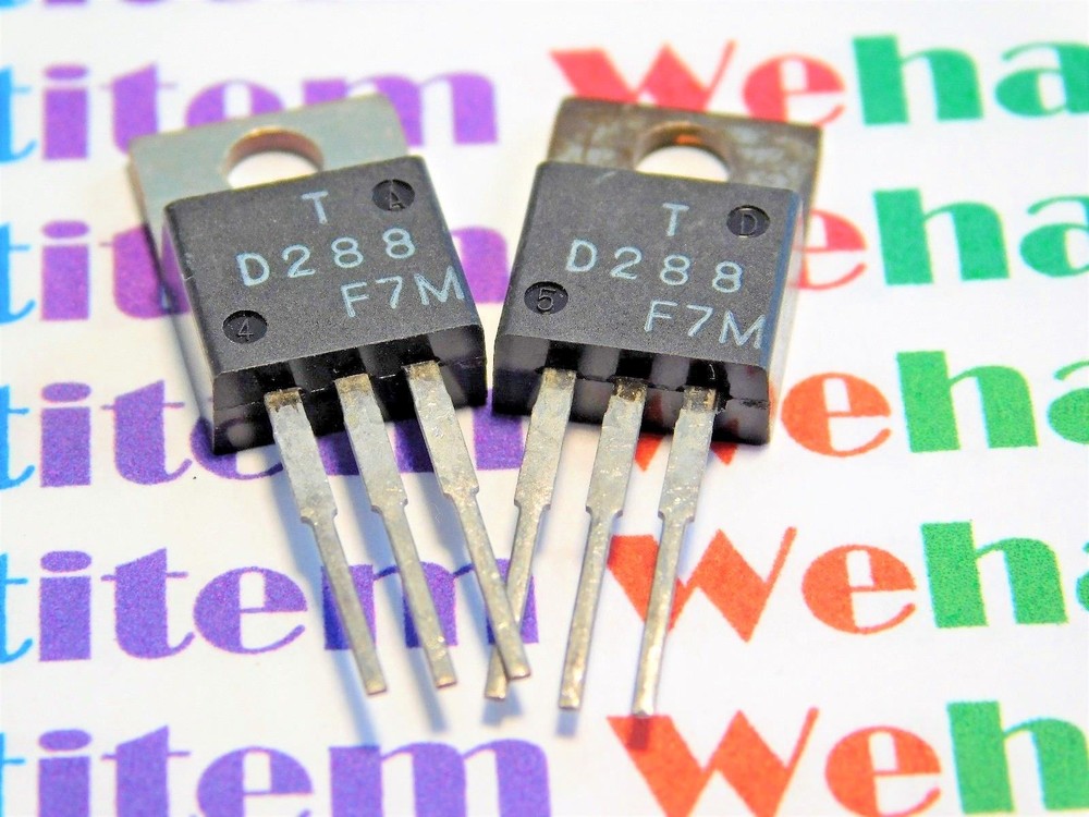2SD288 / D288 / TRANSISTOR / TO220 / 2 PIECES (qzty)