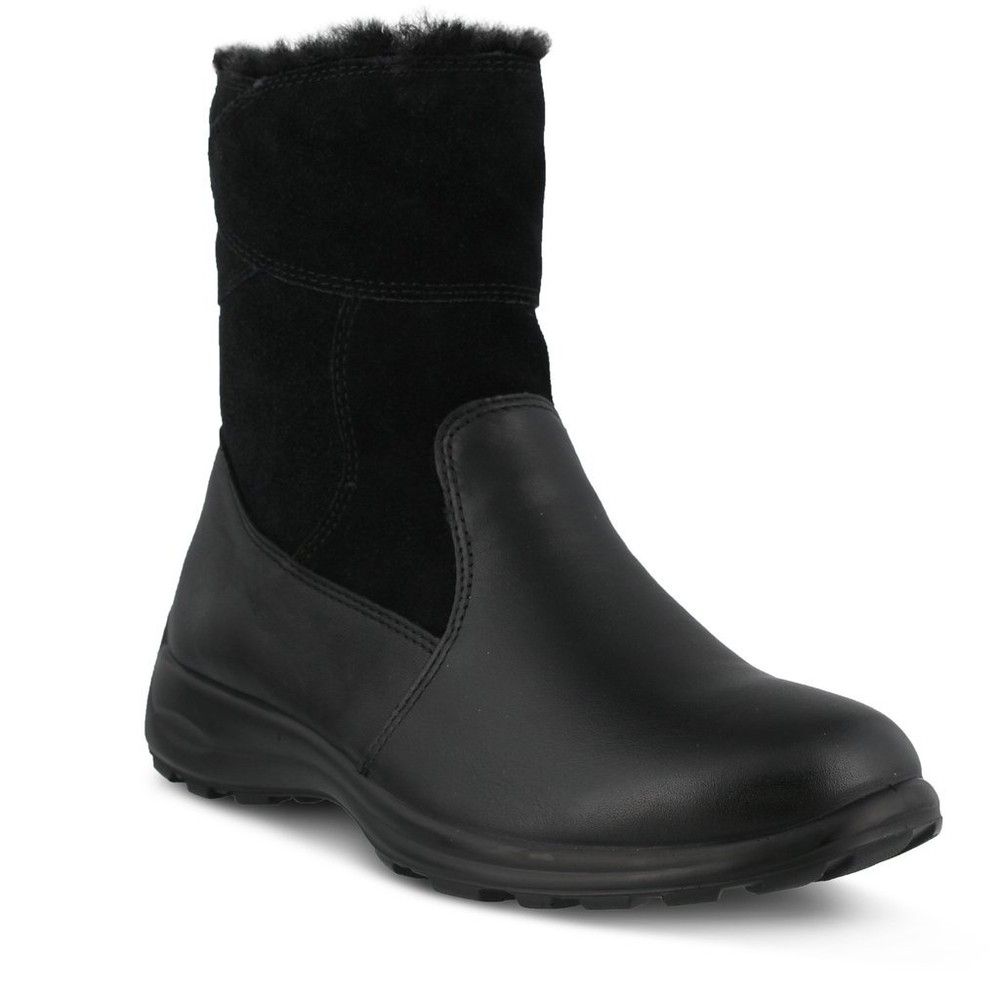 FLEXUS by SPRING STEP WOMEN'S FABRICE WATERPROOF  BOOTIE ZIPPER