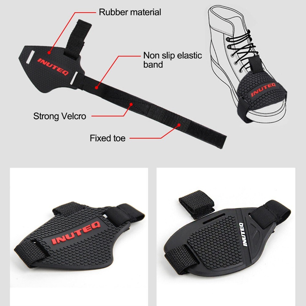 2 Pack Motorcycle Protector Boot Motorcycle Clutch Cover Shoe Protector Pads
