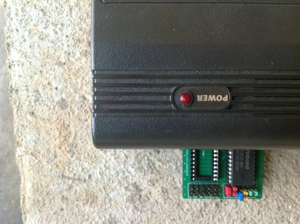 Commodore C16 multi-game/ROM cartridge PCB board With 1X 27C512 EEPROMs