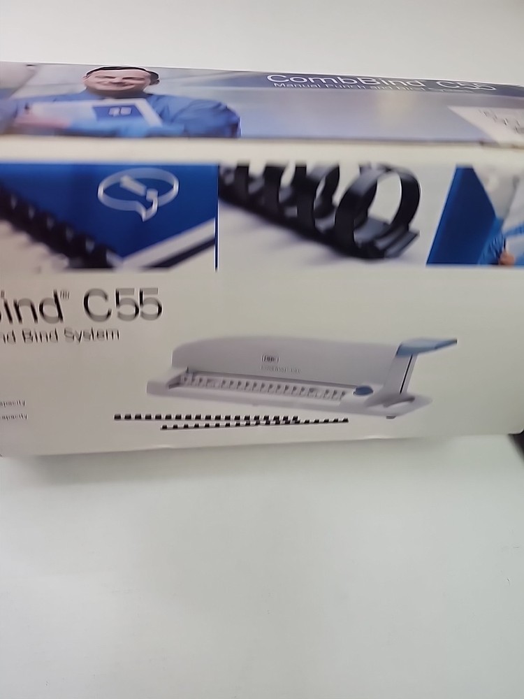 GBC CombBind C55 Manual Punch & Binding Machine w/ Box Office Document System