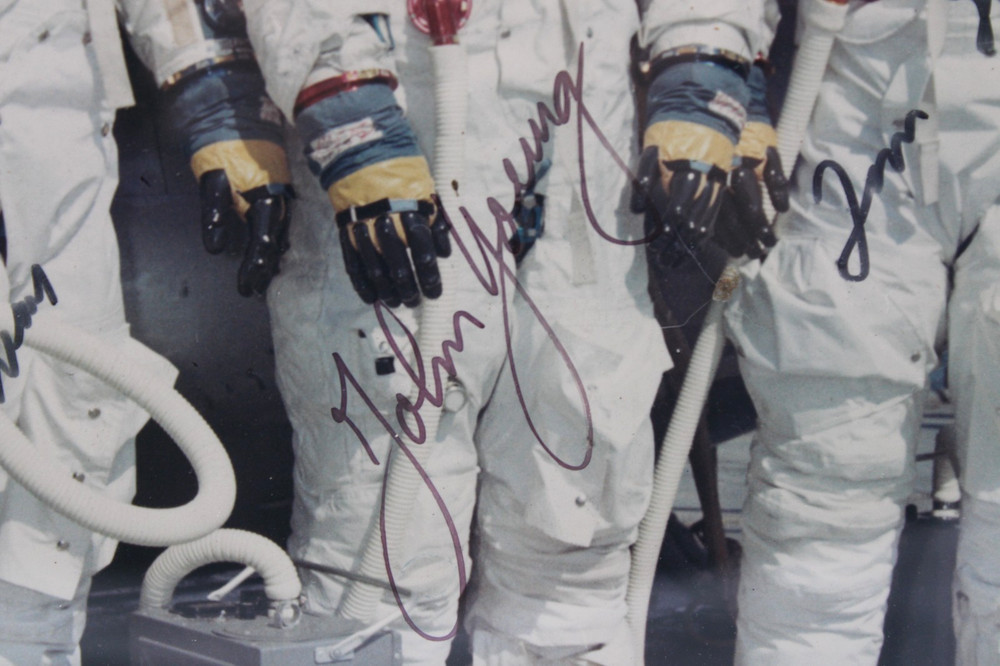 Apollo 10 Crew Signed NASA Photo Framed