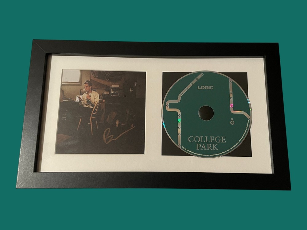 Logic Signed College Park Framed CD Autograph