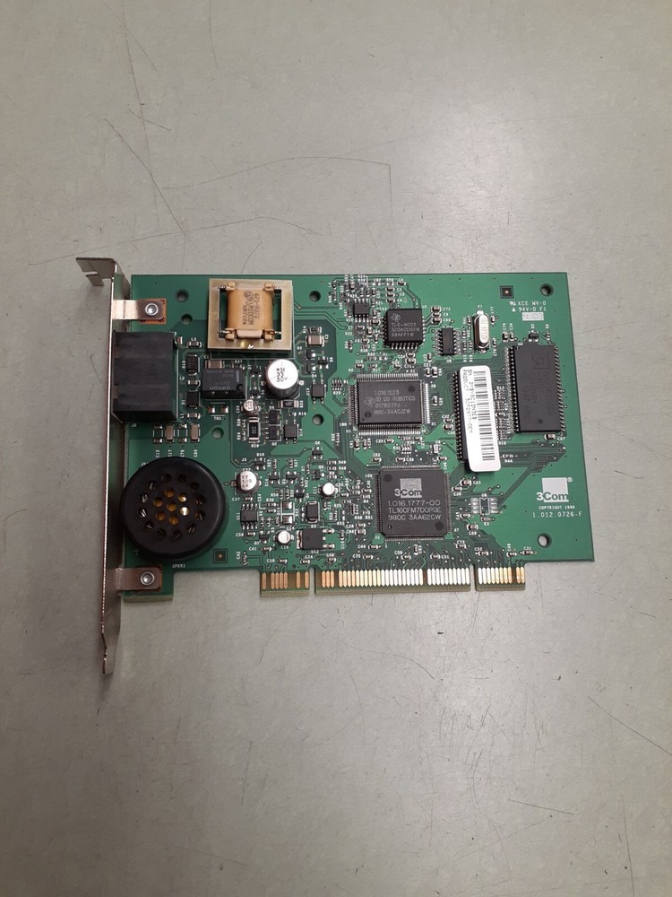 3Com 3CP2977-OEM 56k Fax PCI Modem Card